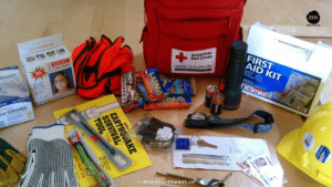 First-Aid Kit with Altitude Sickness Meds